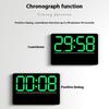 6667 LED Digital Wall Clock Living Room Modern Minimalist Electronic Clock with Temperature/Humidity Display