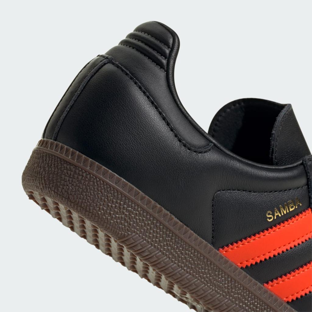 adidas Samba OG JR0910 Unisex Originals Sneakers Core Black / Impact Orange / Gum