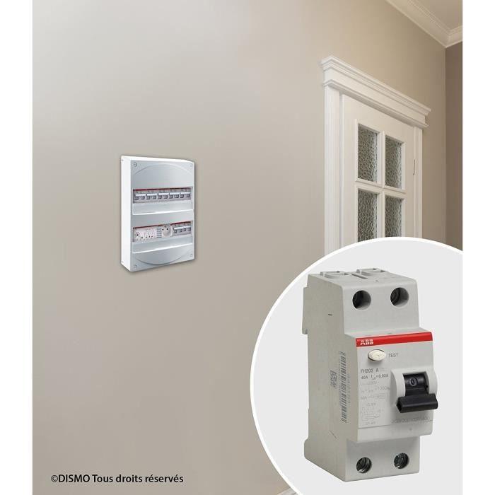 Interrupteur différentiel - abb - type ac - 63 a - 30 ma - raccordement rapide