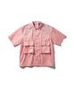 Snow Peak Double Weave Shirt Tops Shirt Short Sleeve PINK S U.L. SH-26SU005 Men's Women's