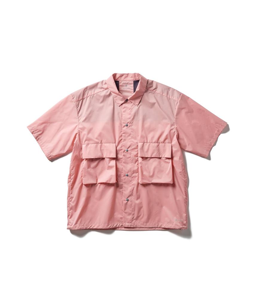 Snow Peak Double Weave Shirt Tops Shirt Short Sleeve PINK S U.L. SH-26SU005 Men's Women's