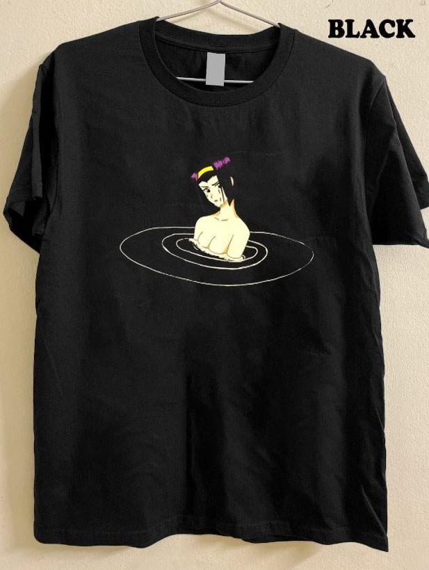 Anime Neon Genesis Evangelion vtg black t-shirt QT5612 XL