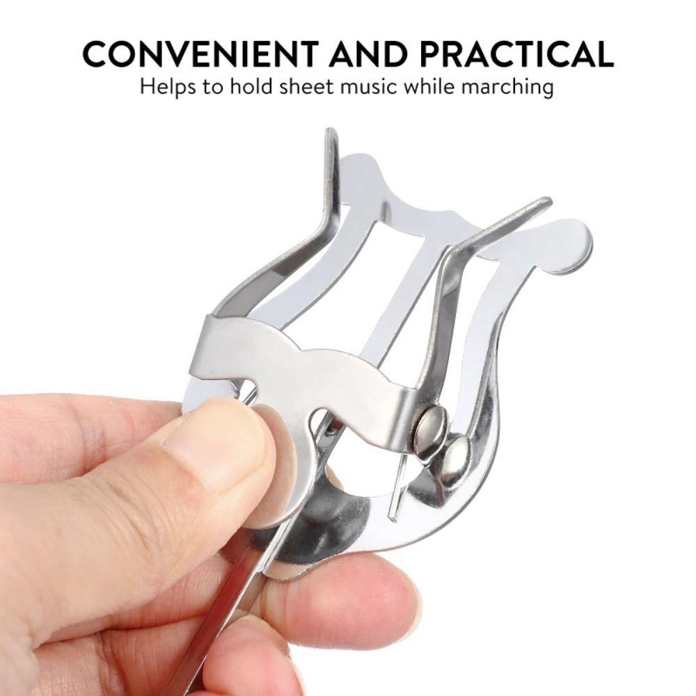 Lightweight Instrument Music Stand Vertical Trumpet Music Clip  Wind Instruments