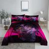 Villain Boy K-Pop D-Demon Hunters 3D Printed Bed Sheet Set with Pillowcase Soft Bedding Kit for Home Decor