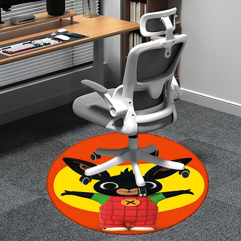 

Bing Rabbit , Chair mat Round Rug-Office carpet , Machine Washable , Non-slip , Suitable for Living Rooms , Bedrooms , Entryways , and Holid 80cm by 80cm