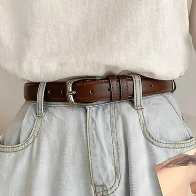 1 Stück Damengürtel Mode Schlichter Vielseitiger Gürtel Authentischer Hochwertiger Trend Weicher Gürtel Kombiniert mit Westernhosen Jeans Damengürtel