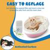 14-Pack Airsift Litter Box Filters for Catit Airsift Jumbo/Regular/Smartsift Litter Boxes,Dual Action Purifier Pads to Absorb and Freshen Litter Box
