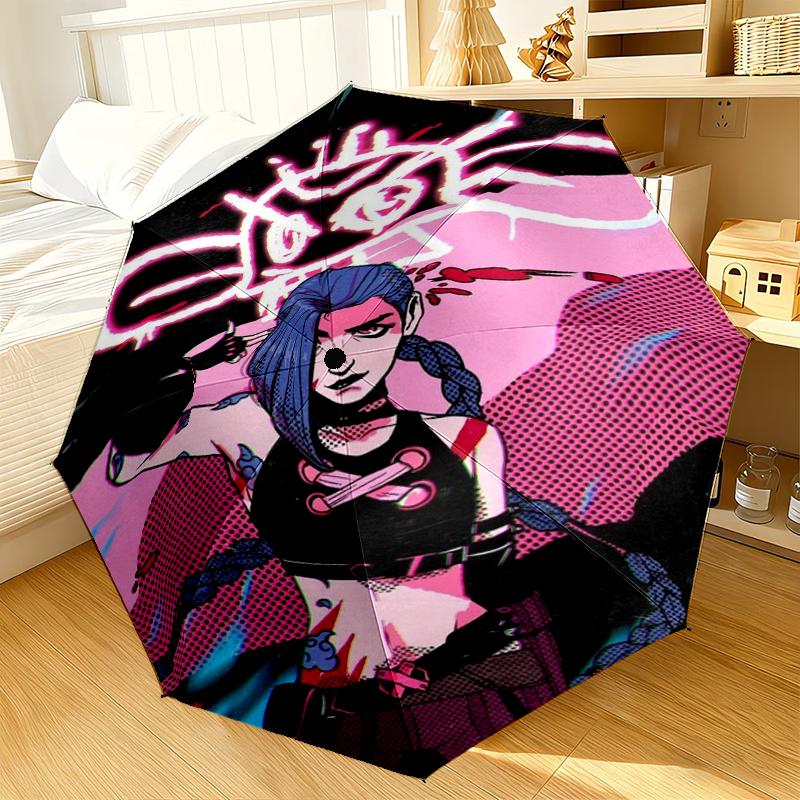 Fantasy Warrior Jing Umbrella 8-Frame for Travel, Camping, Casual Lightweight Portable Umbrella, Essential for Every Family Holidays Gift