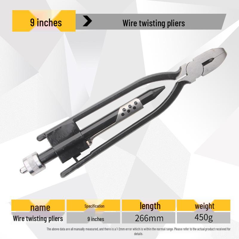 Aviation Safety Wire Twisting Pliers - One-Way Locking Wire Winding Pliers