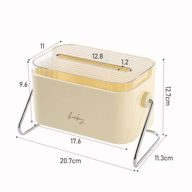 WTEMPO Tissue Box Household Contracted Lovely Tea Table Multifunctional Rotary Receive Napkin Box