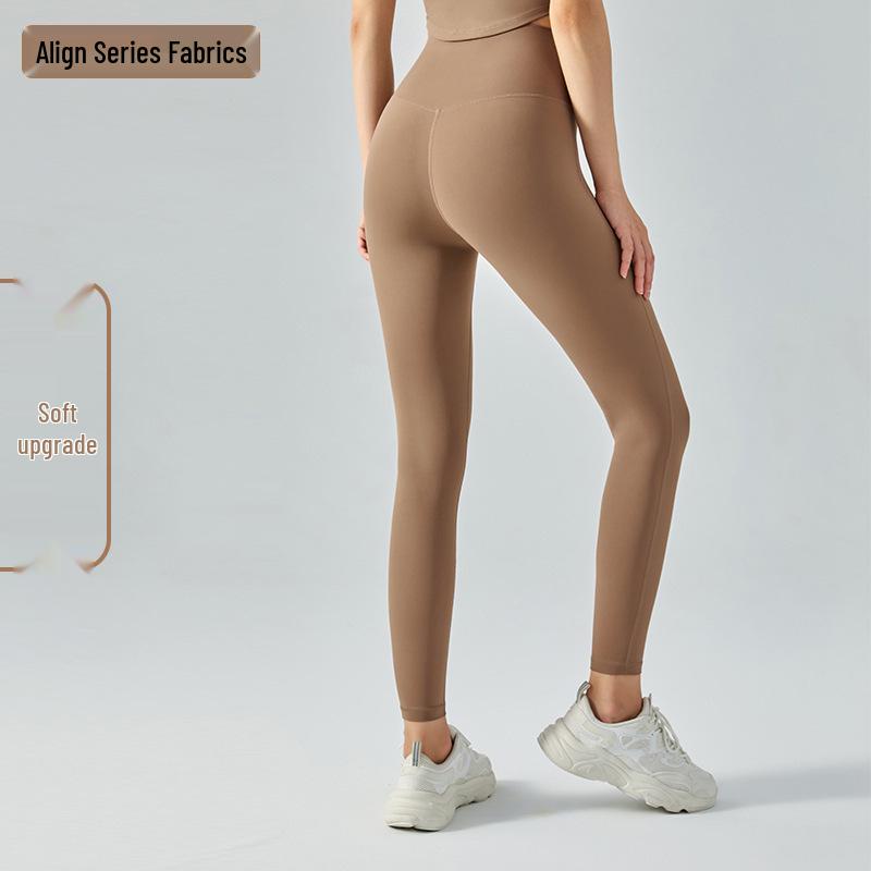 High Waist Nude Feel Seamless Yoga Pants for Women - Quick-Dry, Butt-Lifting, Tight Running Fitness Wear