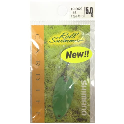 

SHIMANO Cardiff Area Spoon Roll Swimmer 5.0g TR-0029 11S Mild Green 714138 Приманка