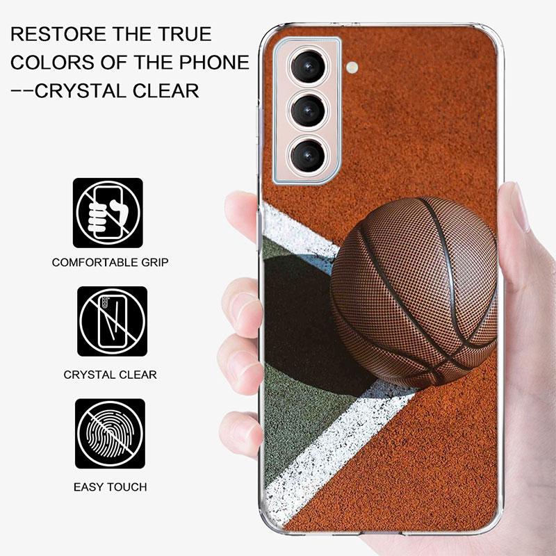 Basketbalový kryt na telefon pro Samsung A16 A26 A36 A56 A17 A15 A25 A35 A55 A14 A24 A34 A54 A04S A05S Galaxy Note 20 10 9 8 A9 A8 A7 A