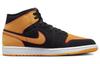 Jordan 1 Mid Fat Tongue Black Orange