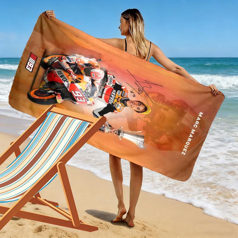 Marc Marquez Towel, Large Soft Quick Dry Towel for Beach Camping Swimming