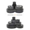 Flat Gear 2M-10/11/12/13/14/15/16/17/18/19/20T SC45# Carbon Steel  Cylindrical Gear  Height 20 mm High Frequency Quenching Teeth