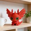 Decorations Dragon Desk Ornament 3D Printed Dragon Model Toy Dragon Spirit Desktop  Shelf Display
