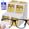 Eyeglass Cleaning Wipes Disposable Anti Fog Lens Pads Quick Dry Streak Free for Glasses Camera Phone Remove Dust Oil