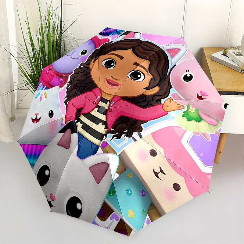 

Gaby s Dollhouse Automatic Opening and Closing, 8 rib Structure Portable Umbrella, Suitable for Men and Women in All Seasons Perfect Gift f