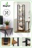 Estante Marrom Escuro Para Livros Estreita Loft Vr37 40X30X187,5 Begryf
