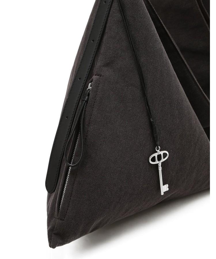 Athe Vanessabruno [Trace] Dark Grey Trace Shoulder Bag Aaba6F870G3