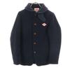 Danton Made In Japan Wool Mossa Shawl Collar Jacket 34 Navy Women Used