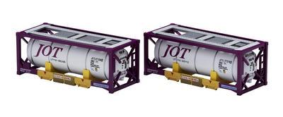 TOMIX N-skala Privatägd Container Typ UT11K Nippon Oil Transportation 2 Stycken 3302 Järnvägsmodellstillbehör