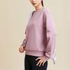 Anta Training Series Letter Round Neck Pullover Sweatshirt Women Sweatshirt Floral-Pink 162347720-2