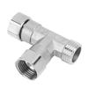 Rohrverschraubung, 3-Wege-T-Stück, 304 Edelstahl, Schlauchverbinder, Rohrleitungsadapter G1/2 für Wasser, Luft, 2