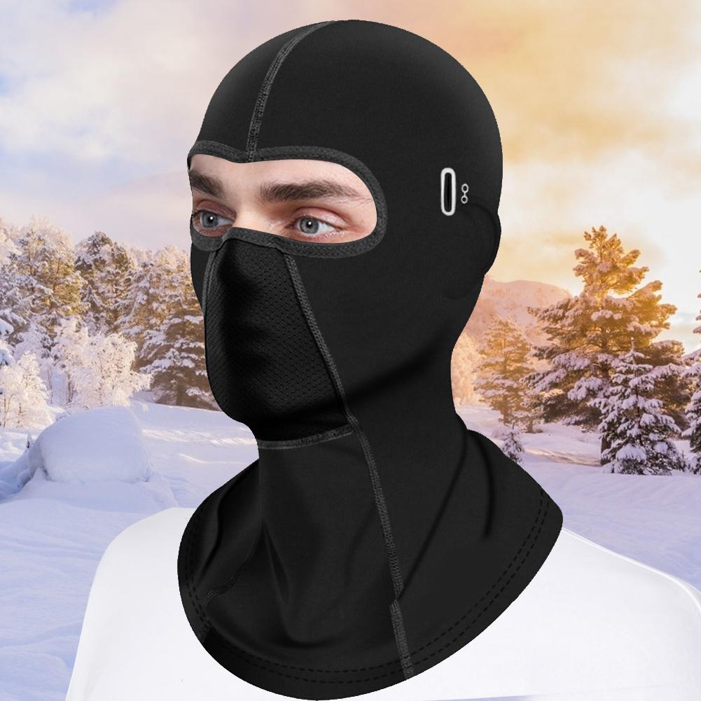 Masque de Cyclisme Chaud d'Hiver Sports de Plein Air Respirant Masque Intégral Coupe-Vent Chapeau Lavable Écharpe Chapeau Ski Alpinisme Plein Air