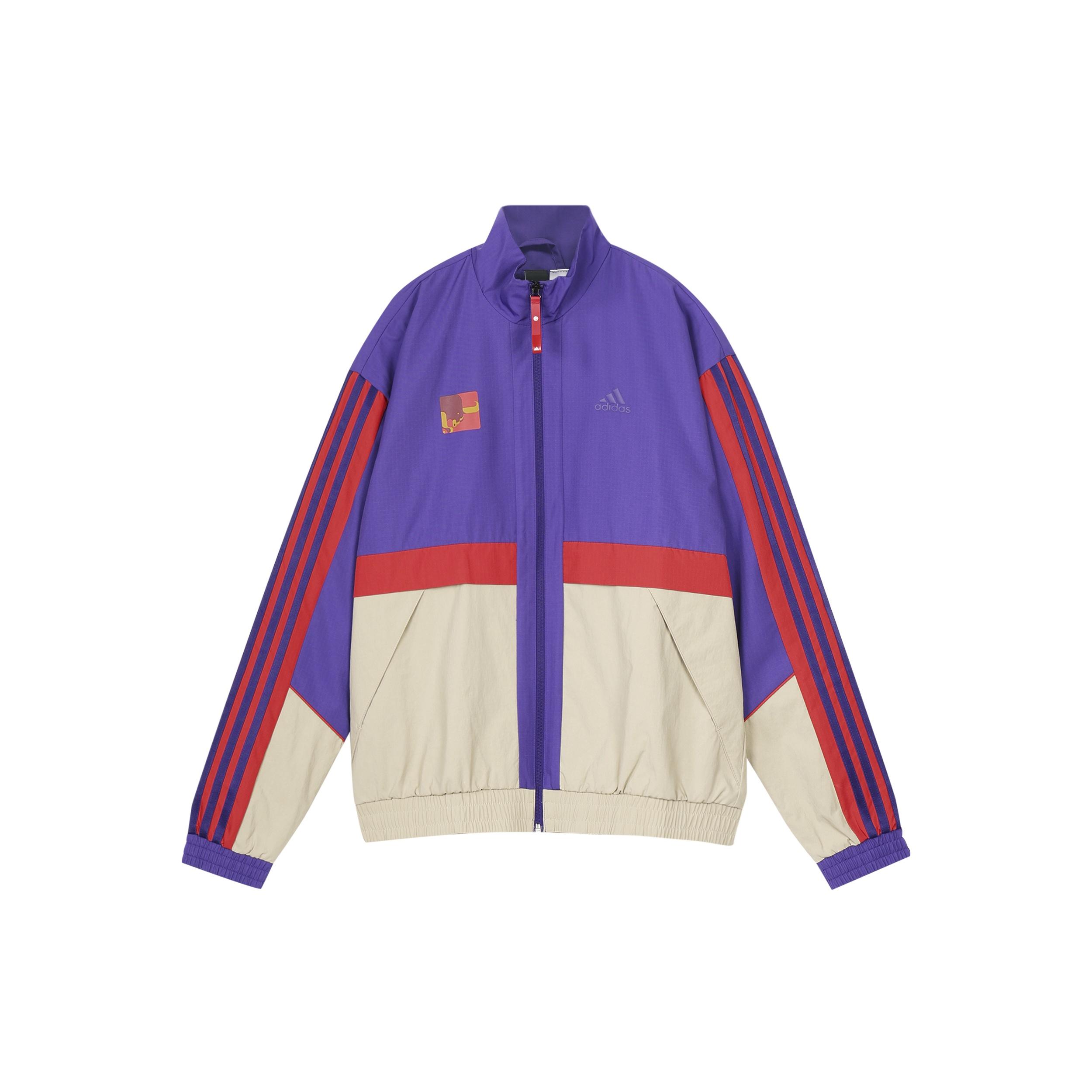 adidas CNY Jkt South New Year s Edition Sports Stand Collar Jacket Purple Men s GP1824 S