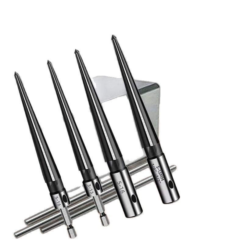 Zweifunktions-Sechskant-Kegelsenker für reibungslose Bohrungen in Metall, Kunststoff und Holz