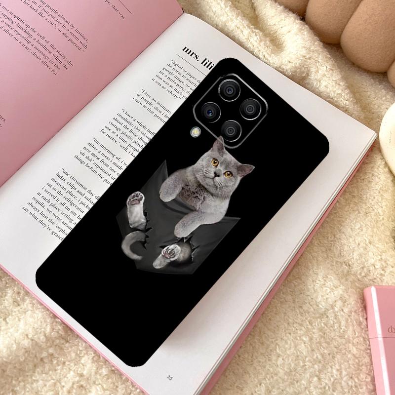 British Shorthair Cat Case For Samsung Galaxy M21 M12 M13 M14 M15 M06 M16 M36 M56 M31 M53 M32 M52 M35 M55 M34 M54