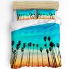 Tropical Arbor Pirate Ship Plank Duvet Cover 3pcs Bedding Set Home Textile Quilt Cover Pillowcases Bedroom Bedding Set No Sheet