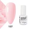 GELPOLISH Nail Art Set: Base, Top Coat, Transparent & White Gel Polishes