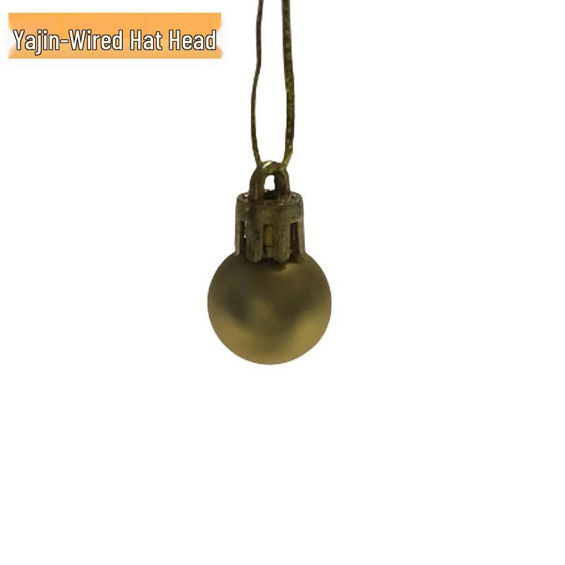 Electroplated 2/2.5cm PS Plastic Christmas Decorative Balls - Shiny & Matte Festive Hanging Ornaments