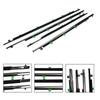 Chrome 4Pcs Window Rubber Trim For Honda CRV CR-V 2012-2016 Weatherstrip Seal Door Outer Moulding Trim Glass Seal Belts Silver