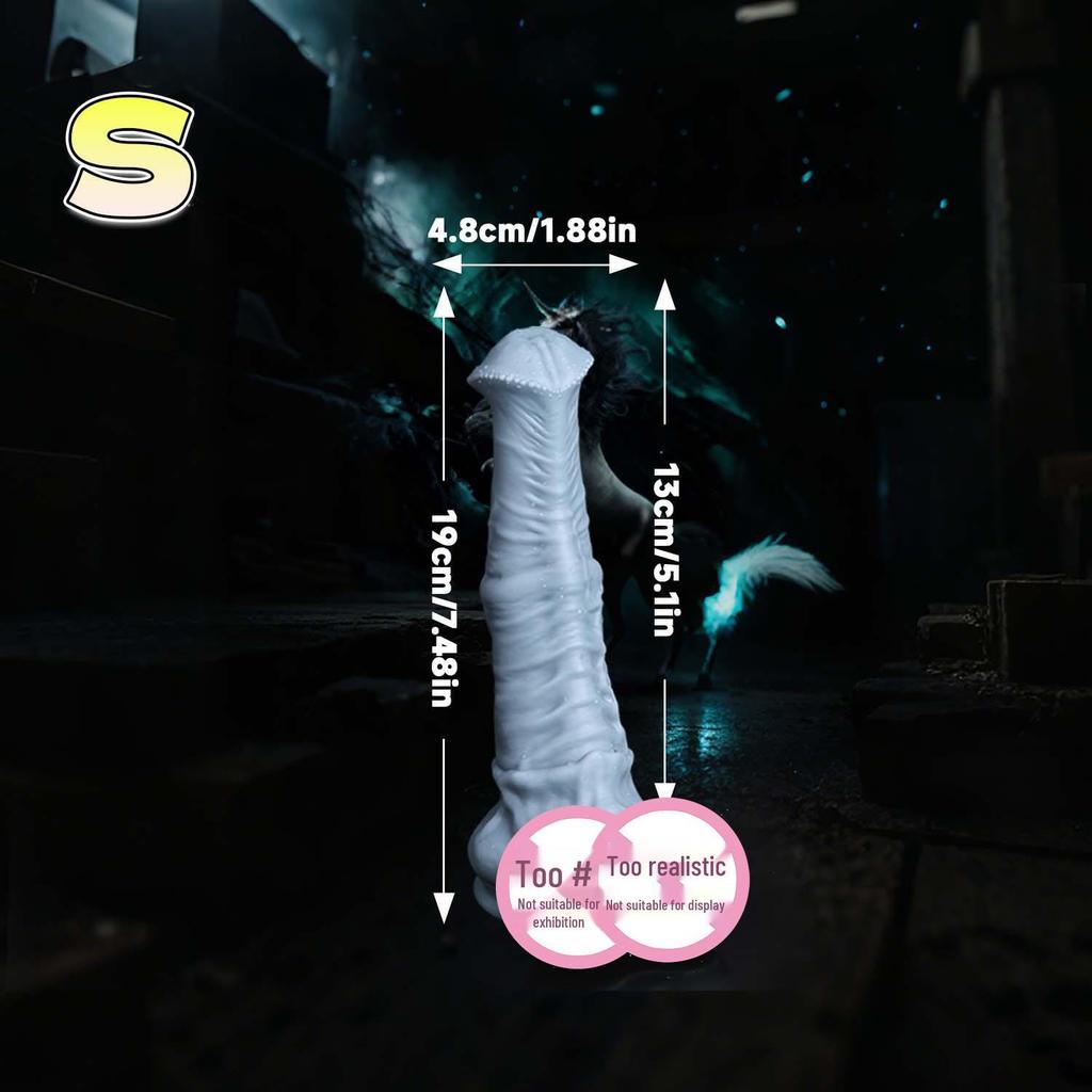Extra-Large Silicone Horse Phallus - Realistic Animal Toy for Men and Women