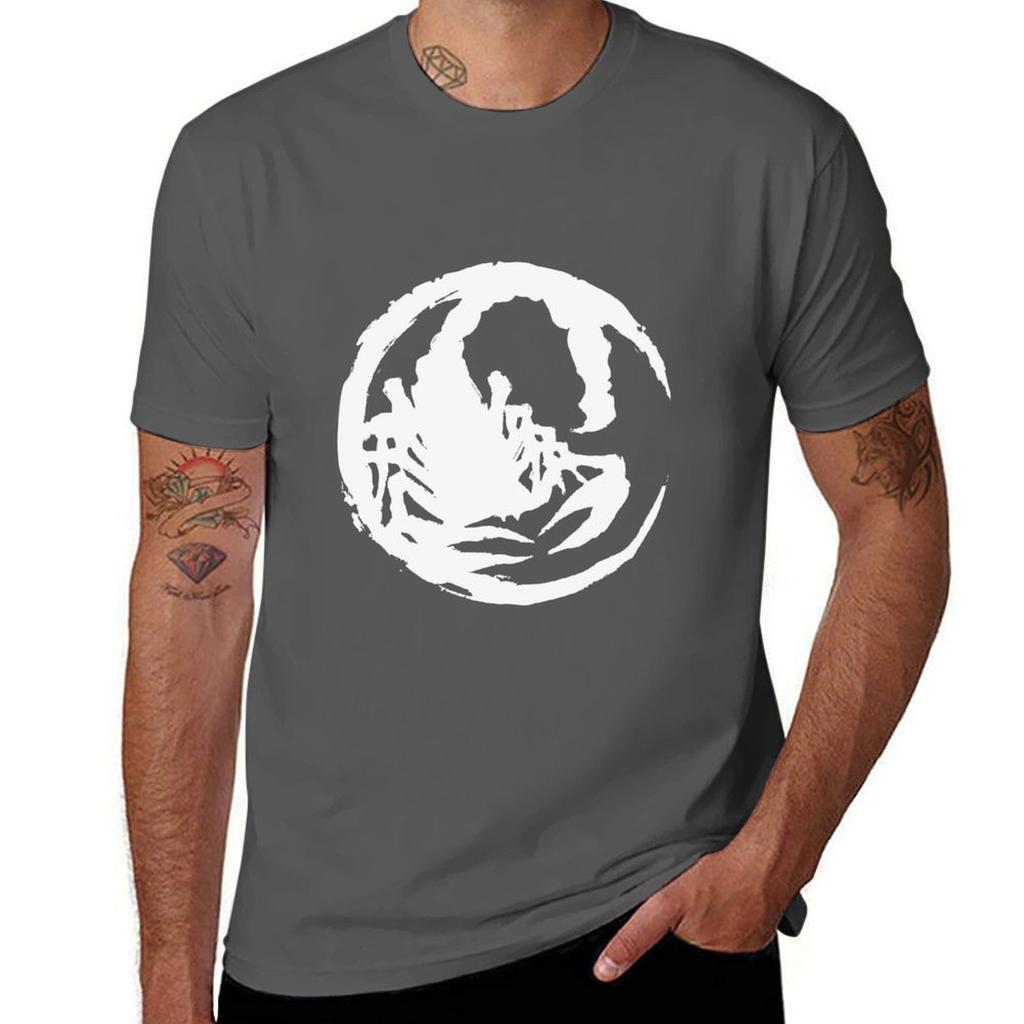 Scorpion Mon (White) TShirt Plus Size Solid Color TShirt