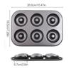 Non-Stick Muffin Pan Carbon Steel Cupcake Mold Kitchen Baking Tool Cheesecake Pan  Bakery