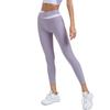 Women's Color Block High-Waist Sports Leggings & Shockproof Bra Fitness Set
