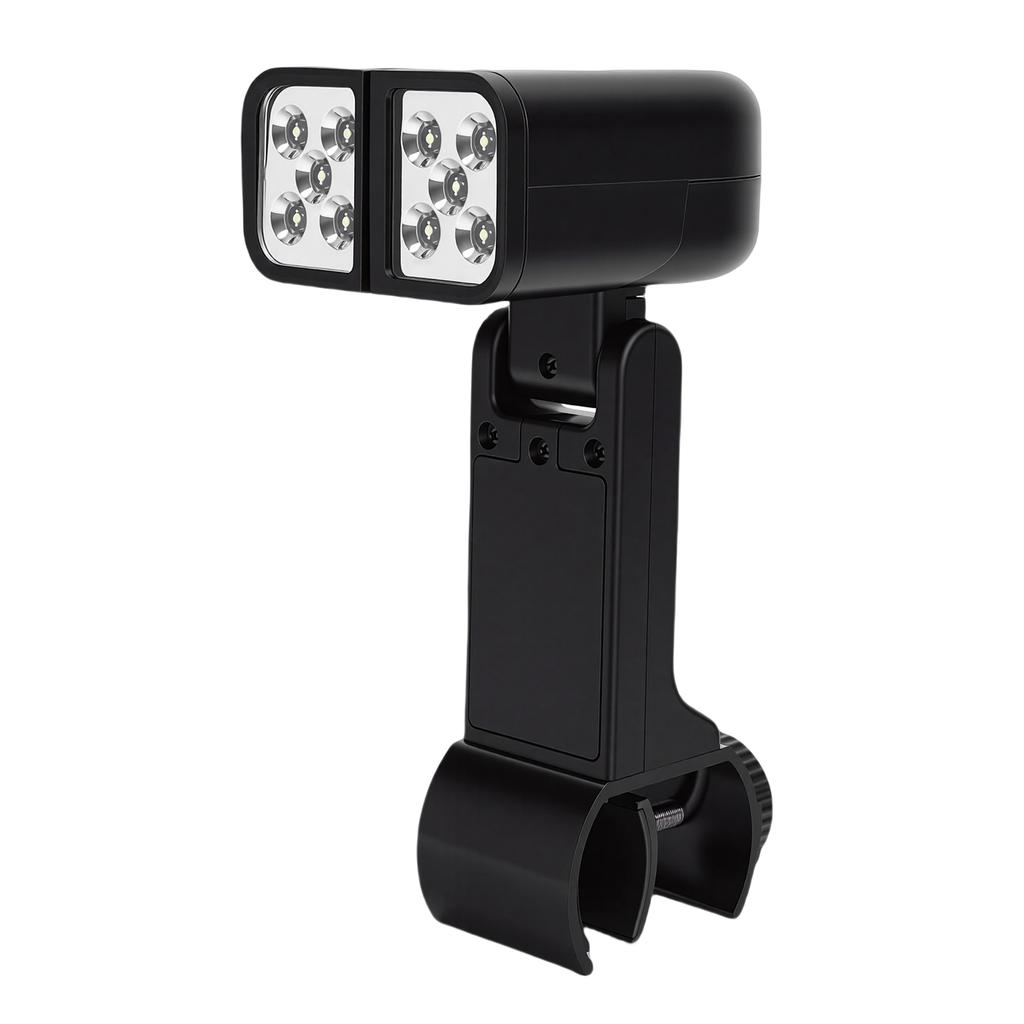 BBQ Grilling Light 360 Degree Rotatable Clip On Barbecue Grill Light with Touch Switch 10PCS F5 Light Chips Aluminum
