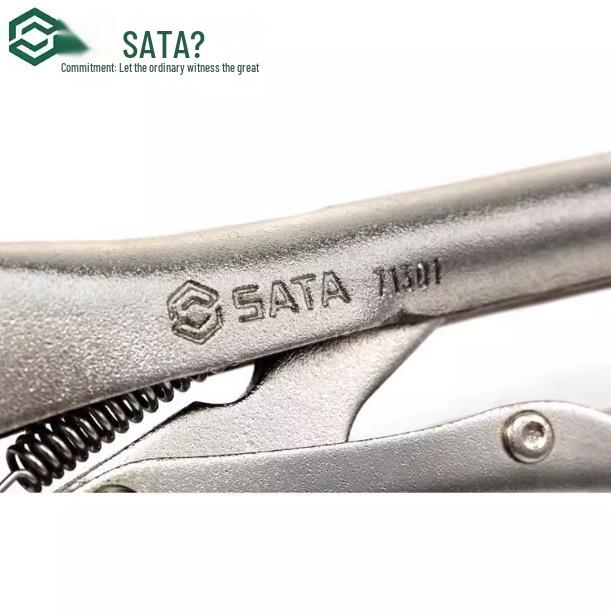 SATA Tools Heavy-Duty Needle-Nose Pliers with Cutting Edge, 6-inch & 9-inch (71301-71302).