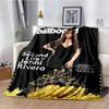 Coperta stampata della cantante latina Jenni Rivera Moda Letto Divano Aria Condizionata Alla Moda Tempo Libero Picnic Viaggio Personalizzabile Coperta