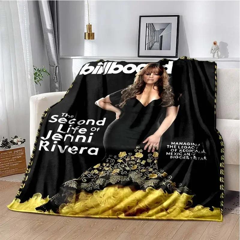 Coperta stampata della cantante latina Jenni Rivera Moda Letto Divano Aria Condizionata Alla Moda Tempo Libero Picnic Viaggio Personalizzabile Coperta
