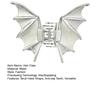 Halloween Haarklaue Fledermaus Totenkopf Hand Spinne Design Haarspange Metall Sicherer Halt Hinterkopf Haarklaue Party Abschlussball Accessoires