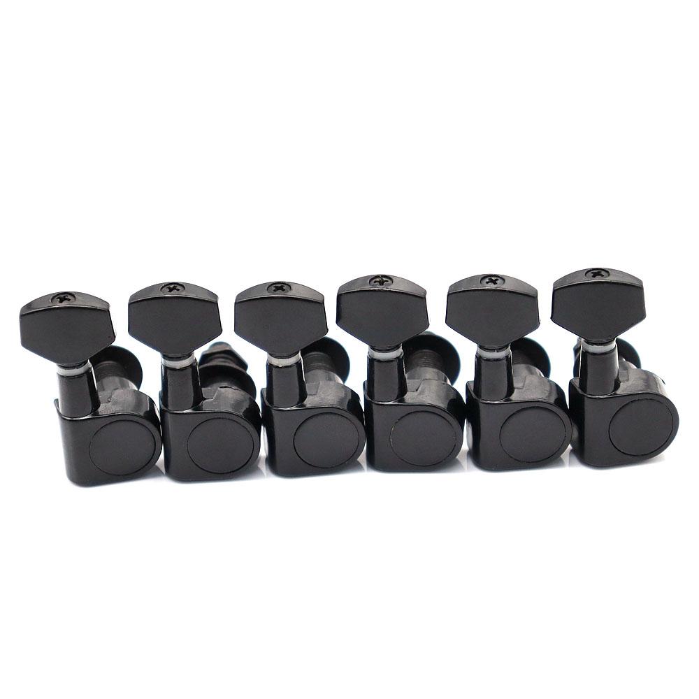 

6PCS Guitar Tuning Pegs Tuner Machine Heads tuning peg machine head No Mounting Holes Chrome-Gold-Black