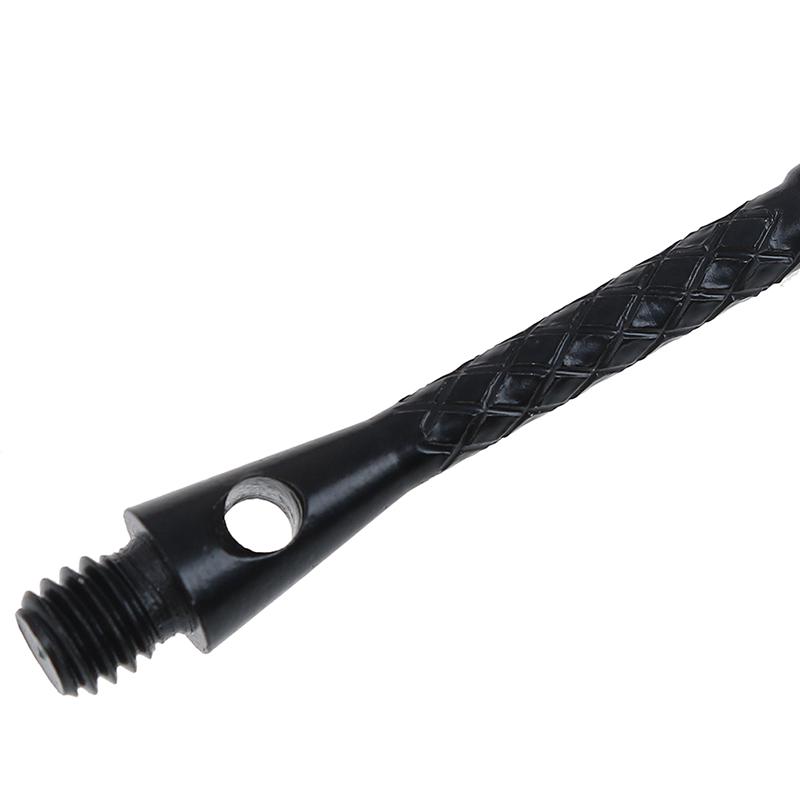 12X 5cm Aluminium Alloy Screw Dart Shaft Silver Black Darts Stems Replacement MA 12X 5cm Aluminium Alloy Screw Dart Shaft Silver Black Darts Stems Replacement MA