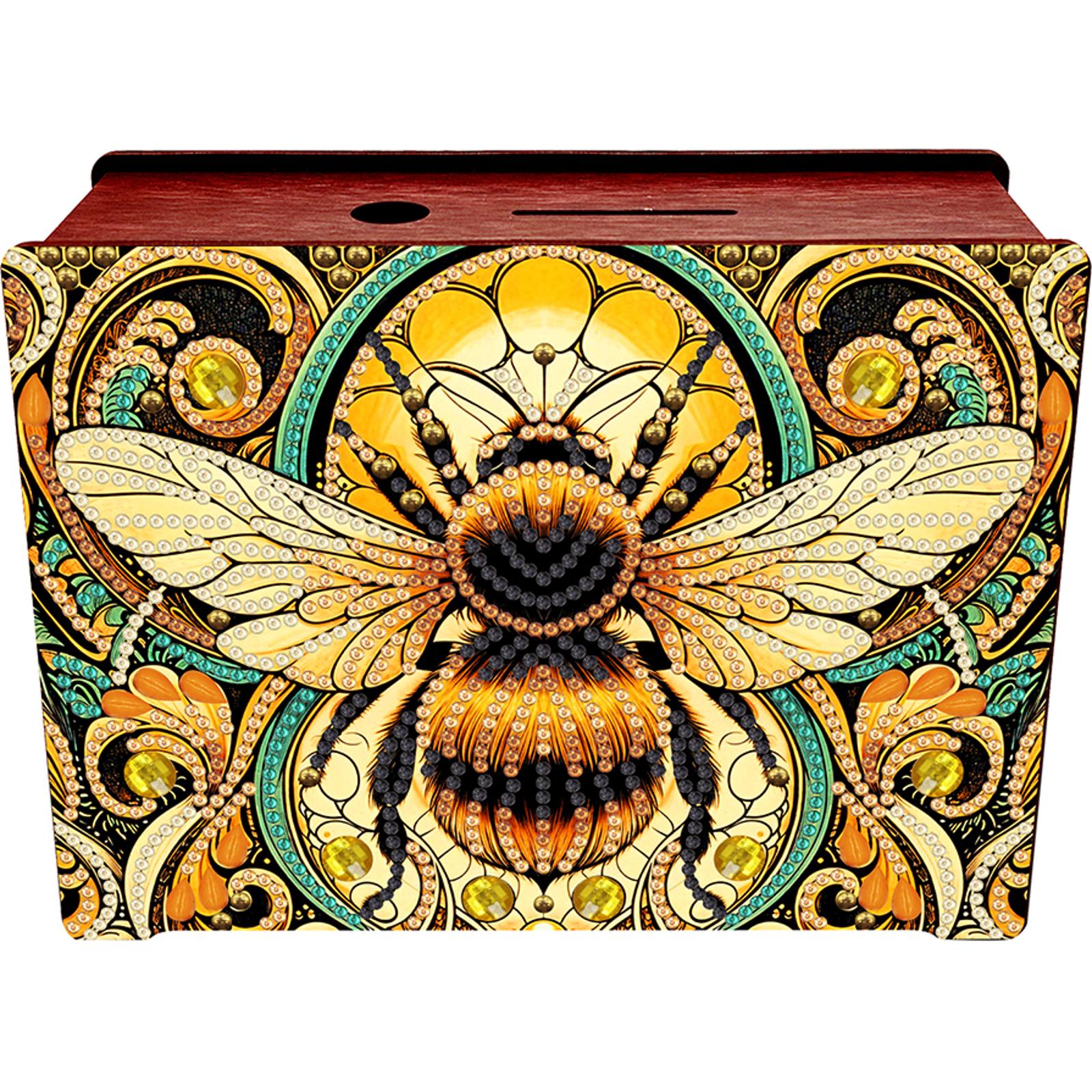 

Creative 5D DIY Diamond Painting Money Saving Box Desktop Diamond Art Kits Piggy Bank Rhinestones Desktop Ornaments Storage Box