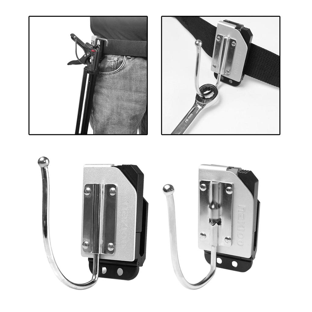 Tool Belt Clip Organizer Quick Response Work Belt Hook Attachment for Repairs Electricians Carpenters Mechanics